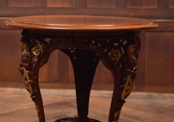 Gaskell Chambers Cast Iron Pub Table SAI2767 Gaskell Chambers Antique Furniture 5