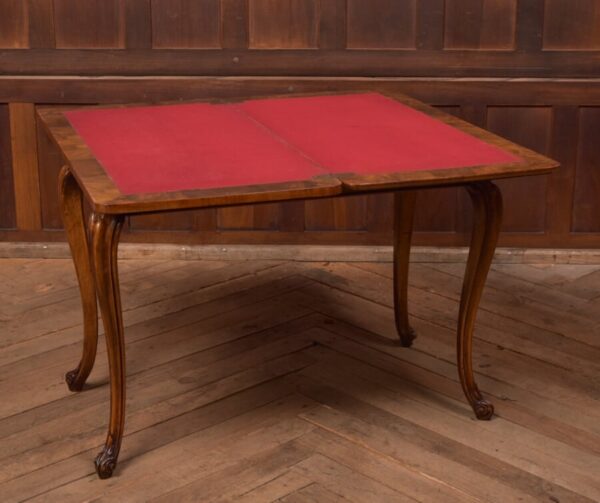 Victorian Walnut Card/ Games Table SAI2764 - Image 12