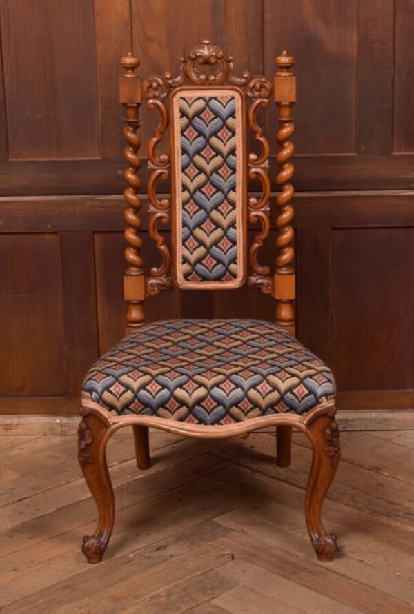 Victorian Walnut Occasional Chair SAI2771 Antique Chairs 3