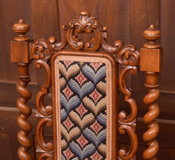 Victorian Walnut Occasional Chair SAI2771 - Image 3