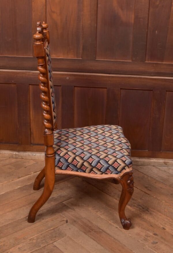Victorian Walnut Occasional Chair SAI2771 Antique Chairs 9