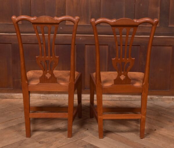Pair Of Walnut Gossip Chairs SAI2769 - Image 7