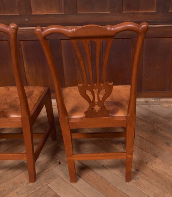 Pair Of Walnut Gossip Chairs SAI2769 - Image 4