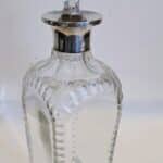 Silver Collar Decanter antique cut glass Miscellaneous