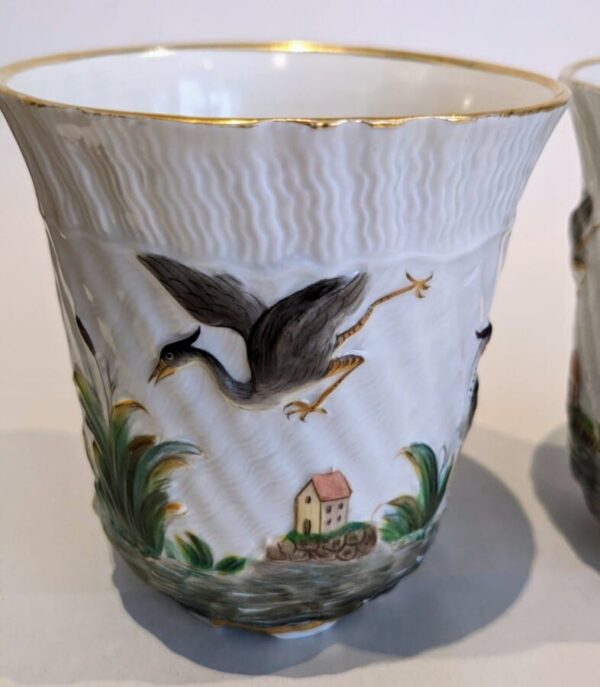 Pair Meissen Beakers - Image 2