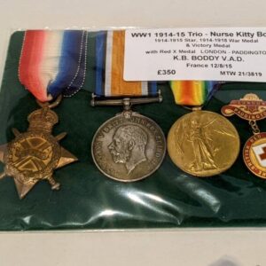 Nurse WW1 Medals medals Antique Collectibles