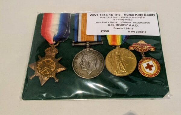 Nurse WW1 Medals medals Antique Collectibles 3