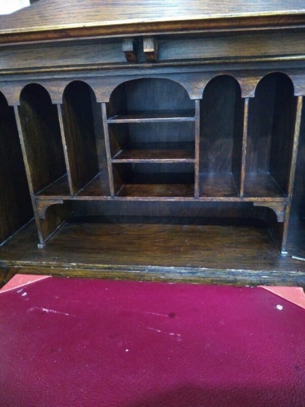 Oak Arts & Craft Student Desk - Image 5
