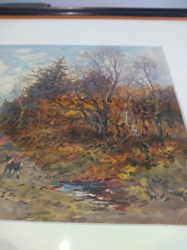On a Country Track - Watercolour - Image 8