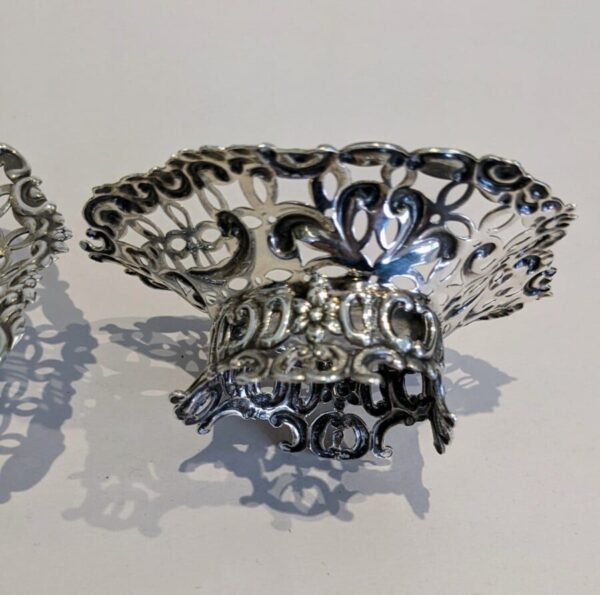 Pair Silver Salts - Image 2