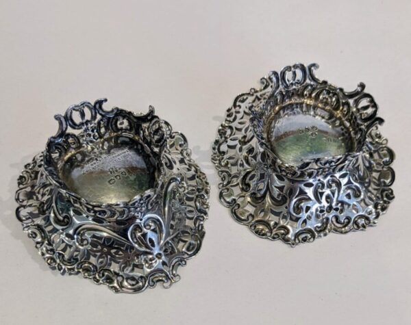 Pair Silver Salts - Image 3