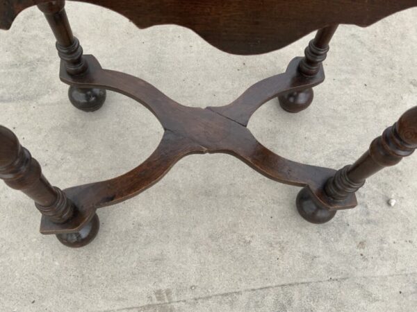 Queen Ann oak Lowboy - Image 14