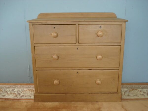 Victorian Four Drawer Chest with Deep Drawers - Image 2