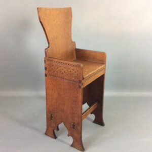 Arts & Crafts Childs Correction / Deportment Chair Astley Paston Cooper Antique Chairs