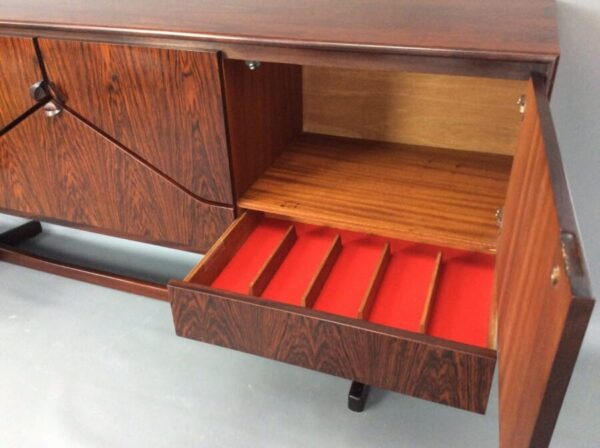Mid Century McIntosh Rosewood ‘Envelope’ Sideboard McIntosh Antique Furniture 8