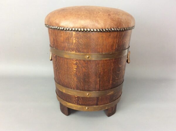 Arts & Crafts Coal Bucket Seat by R.A.Lister & Co