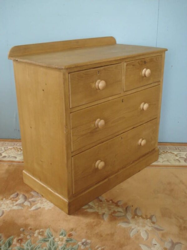 Victorian Four Drawer Chest with Deep Drawers Antique Chest Of Drawers 3