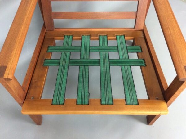Mid Century Danish Capella Armchair & Footstool 1960's - Image 3