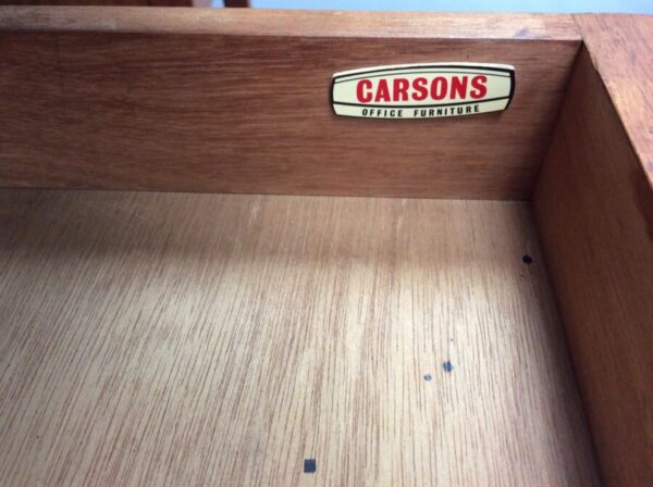 Mid Century Teak Desk by Carsons mid century Antique Desks 8