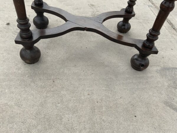 Queen Ann oak Lowboy - Image 5