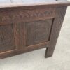 Coffer in oak and superbly carved front, circa 1740’s - Image 4