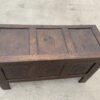 Coffer in oak and superbly carved front, circa 1740’s - Image 6