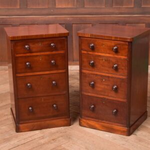 Victorian Mahogany Bedside Drawers SAI2782 Antique Chest Of Drawers