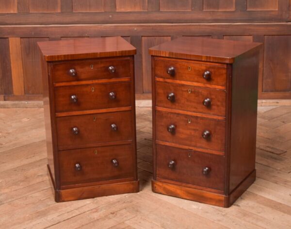 Victorian Mahogany Bedside Drawers SAI2782 Antique Chest Of Drawers 3