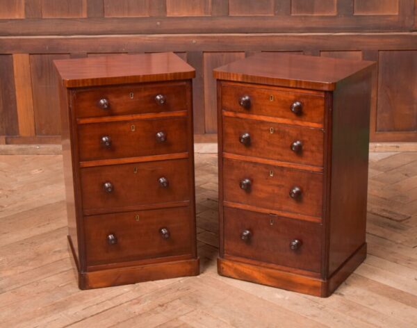 Victorian Mahogany Bedside Drawers SAI2782