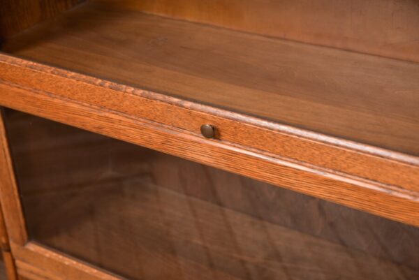 Edwardian Oak 6 Sectional Bookcase SAI2781 - Image 5
