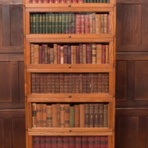 Edwardian Oak 6 Sectional Bookcase SAI2781 Antique Bookcases