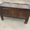 Coffer in oak and superbly carved front, circa 1740’s - Image 10