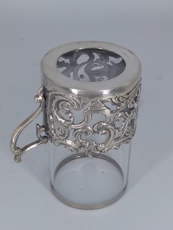 Silver & Glass Coffee / Tea Holder by Ari D Norman - Image 6