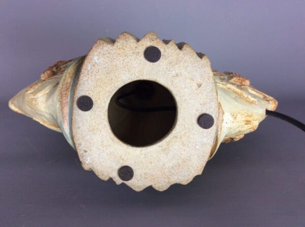 Bernard Rooke Studio Pottery Lamp c1960’s Bernard Rooke Antique Lighting 4