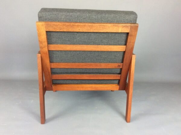 Mid Century Danish Capella Armchair & Footstool 1960’s Armchair & Footstool Antique Chairs 10