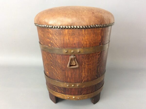 Arts & Crafts Coal Bucket Seat by R.A.Lister & Co - Image 2
