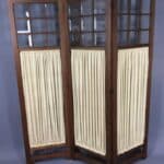 Arts & Crafts Oak 3 Fold Screen / Room Divider Liberty of London Antique Furniture