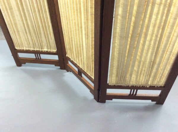 Arts & Crafts Oak 3 Fold Screen / Room Divider - Image 6