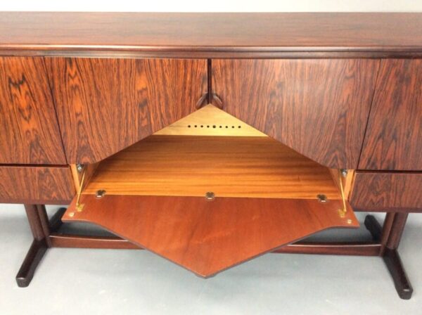 Mid Century McIntosh Rosewood ‘Envelope’ Sideboard McIntosh Antique Furniture 5