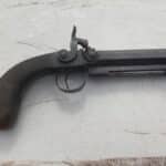 Belt Pistol Percussion large Bored Antique Guns