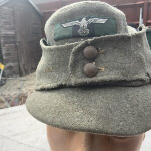 German 2WW soldiers soft army cap Vintage