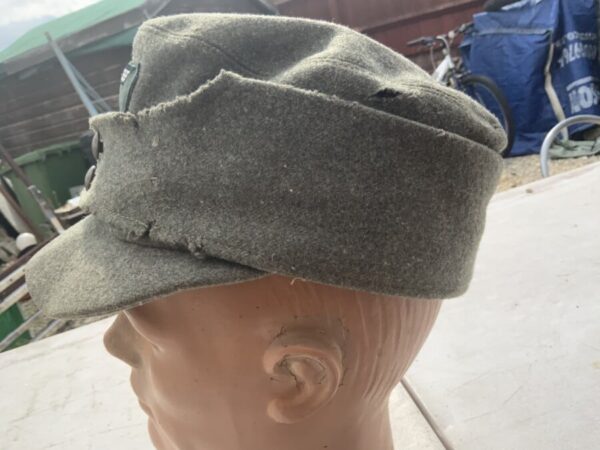 German 2WW soldiers soft army cap - Image 2