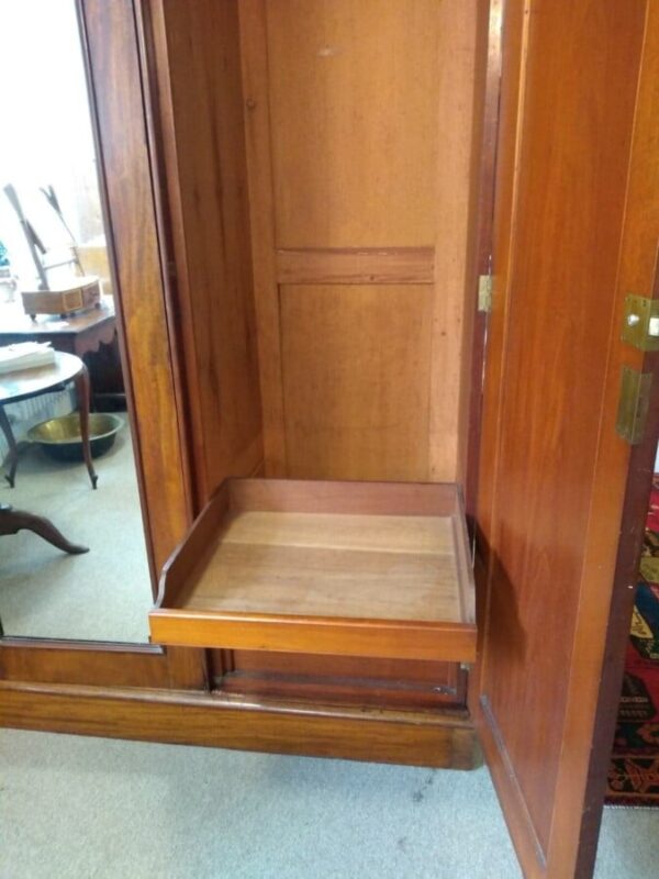 Large Victorian Mahogany Wardrobe - Image 6