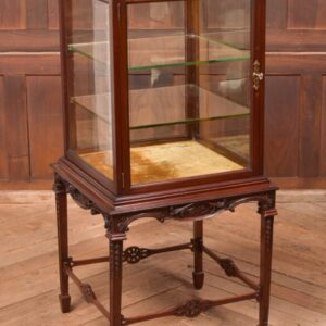 Edwardian Mahogany Bijouterie / Display Cabinet SAI2776 Antique Cabinets
