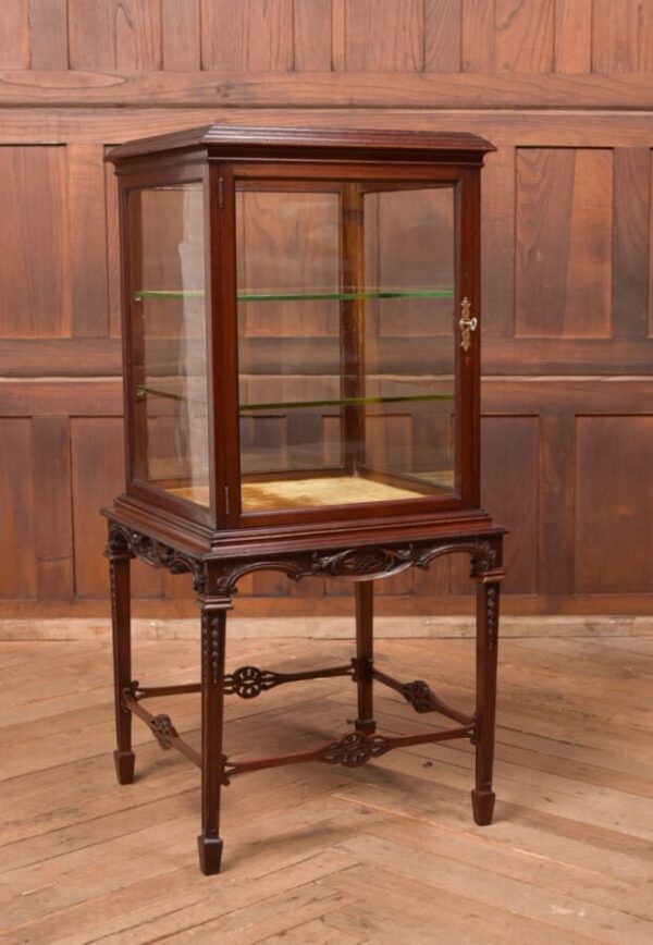 Edwardian Mahogany Bijouterie / Display Cabinet SAI2776 Antique Cabinets 14