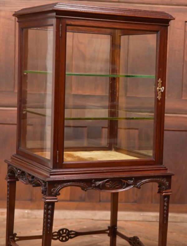 Edwardian Mahogany Bijouterie / Display Cabinet SAI2776 Antique Cabinets 15