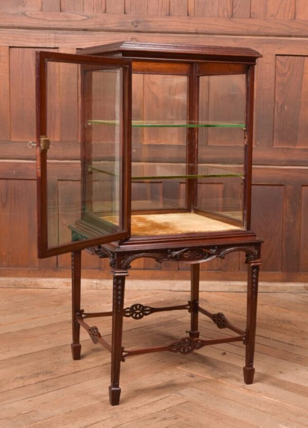 Edwardian Mahogany Bijouterie / Display Cabinet SAI2776 Antique Cabinets 17