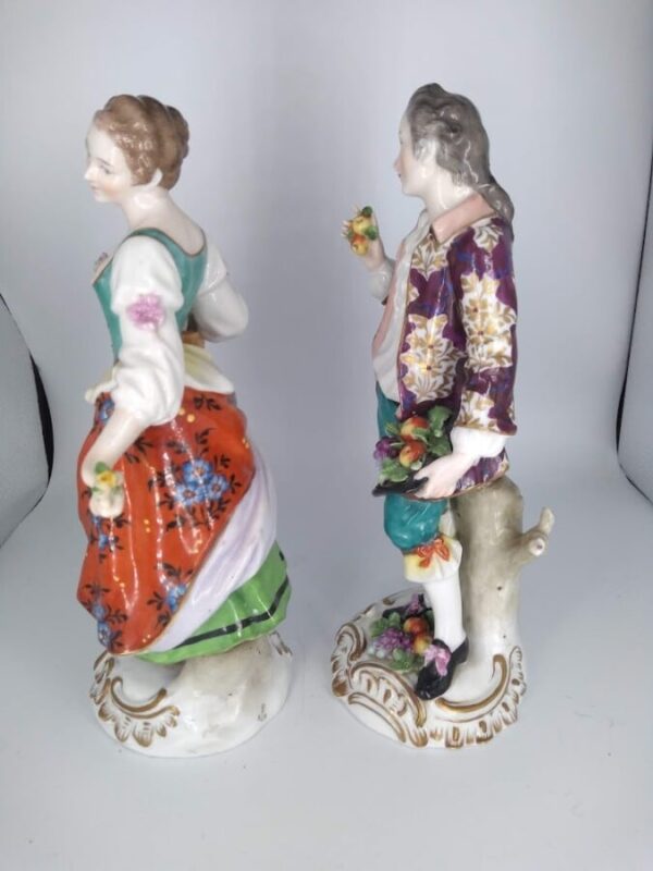 Pair of 19th Century Porcelain Figurines ceramics Miscellaneous 4