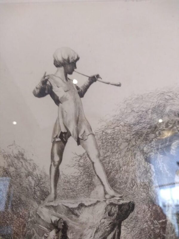 The Peter Pan Statue In Kensington Gardens, London. Etching Signed and Titled in Pencil by the Artist - Image 2