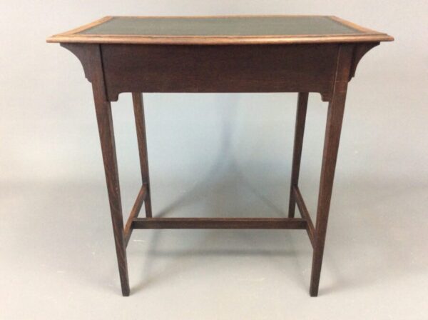 Small Arts & Crafts Oak Writing Desk c1910 desk Antique Desks 9